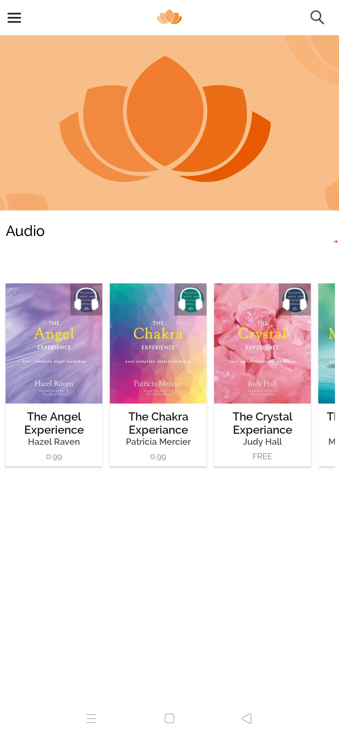 Guided Wellbeing Library | Indus Appstore | Screenshot