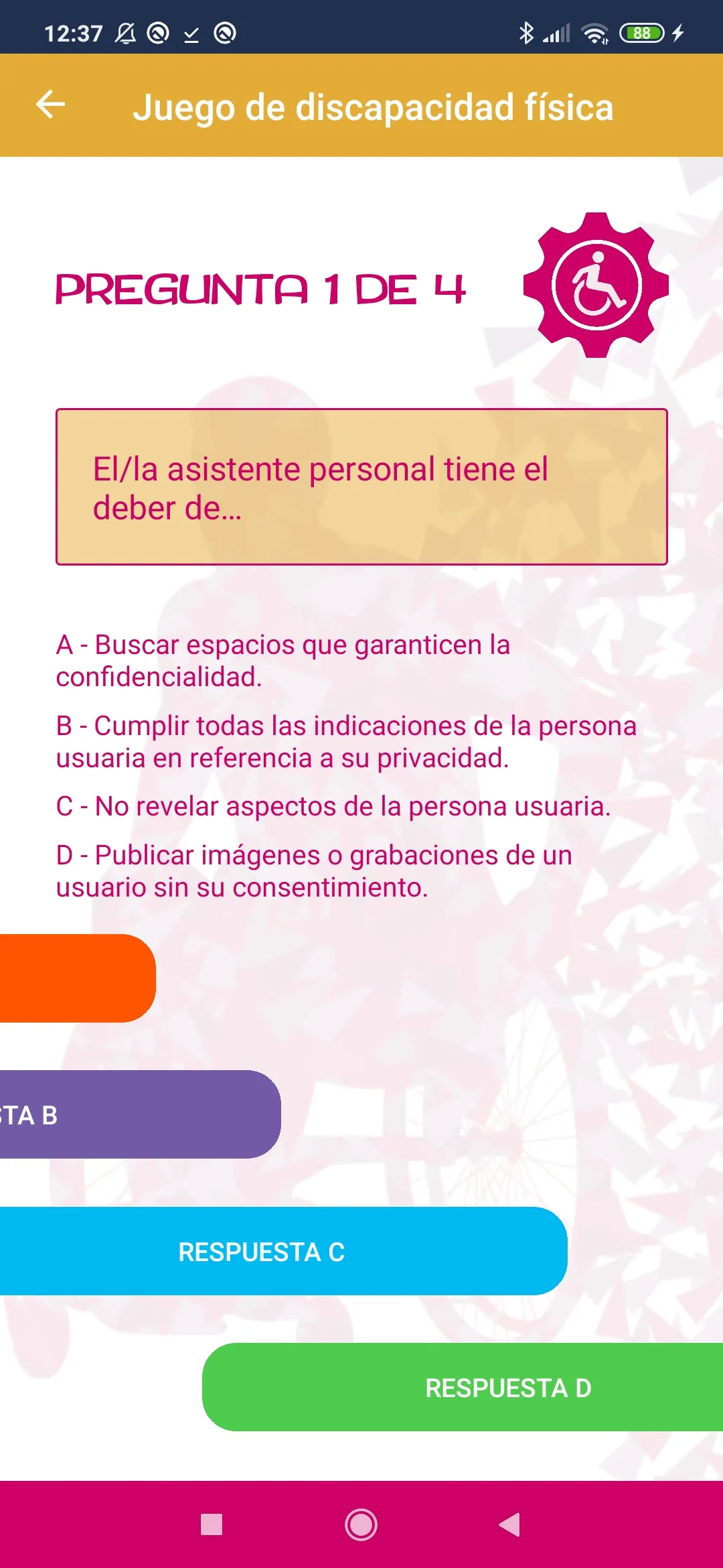 Acércate a la discapacidad | Indus Appstore | Screenshot