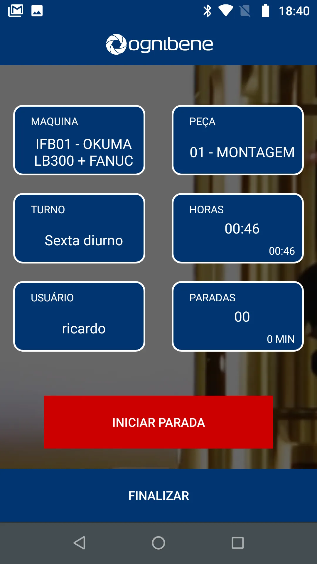 OHL - Apontamento de Produção | Indus Appstore | Screenshot