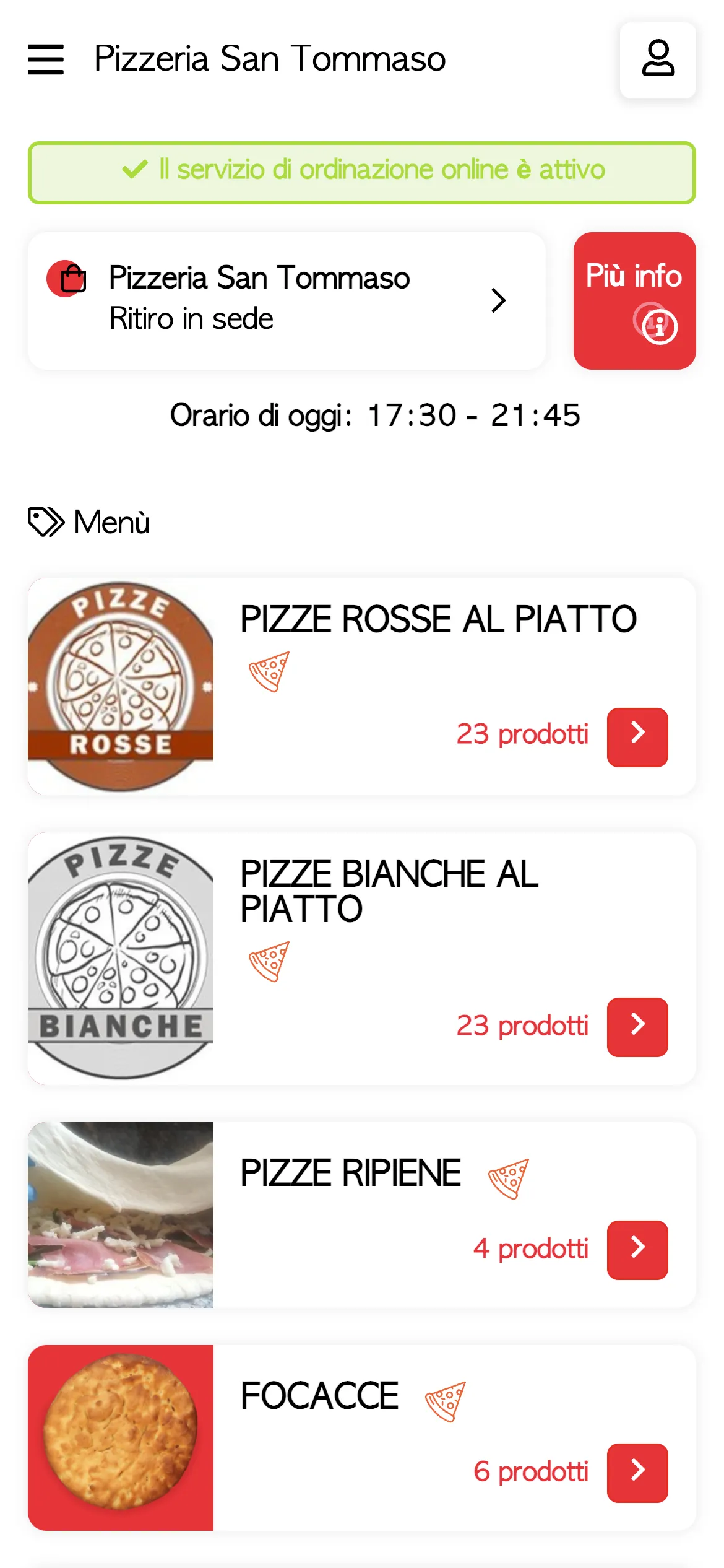 Pizzeria San Tommaso | Indus Appstore | Screenshot