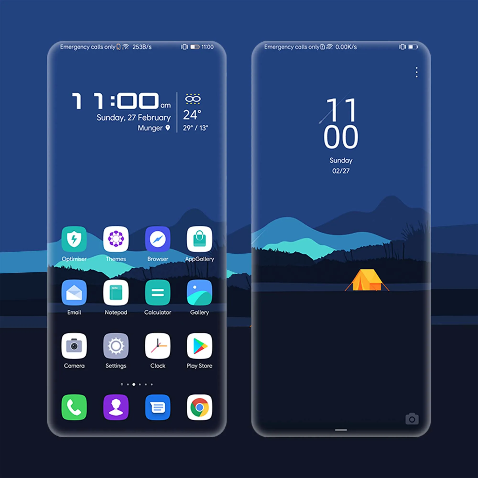 DarkVibe EMUI | MAGIC UI THEME | Indus Appstore | Screenshot