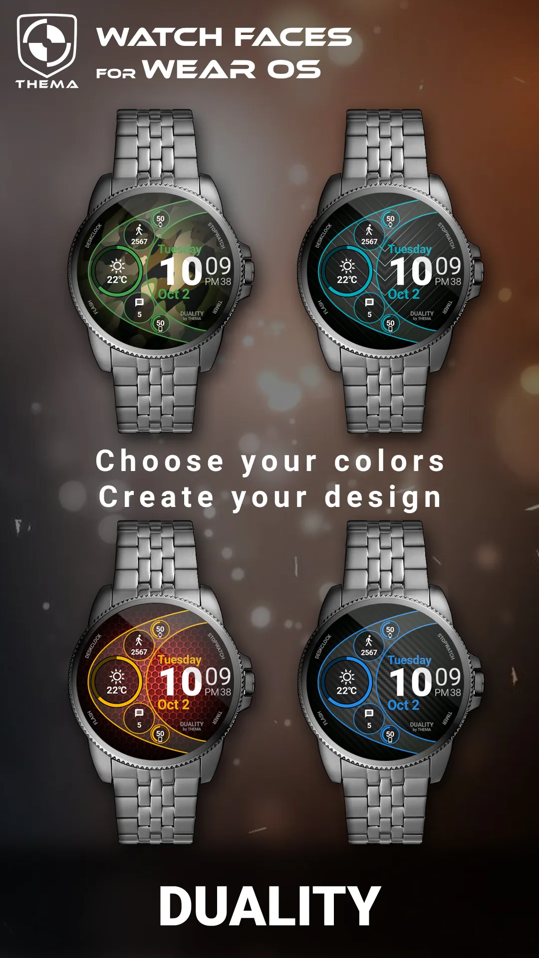 Duality Watch Face | Indus Appstore | Screenshot