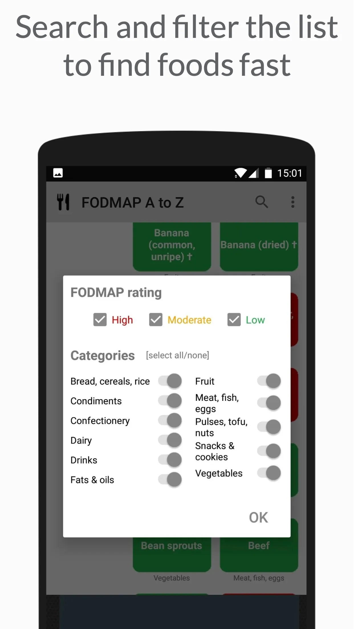 Low FODMAP diet A to Z | Indus Appstore | Screenshot