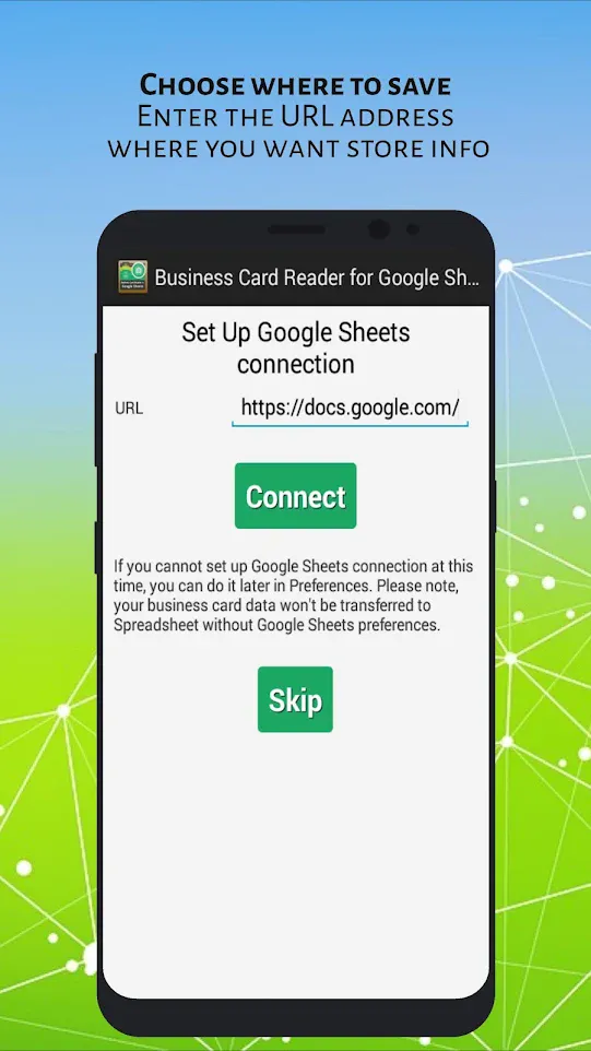 Business Card Scanner for Goog | Indus Appstore | Screenshot