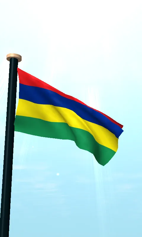 Mauritius Flag 3D Free | Indus Appstore | Screenshot