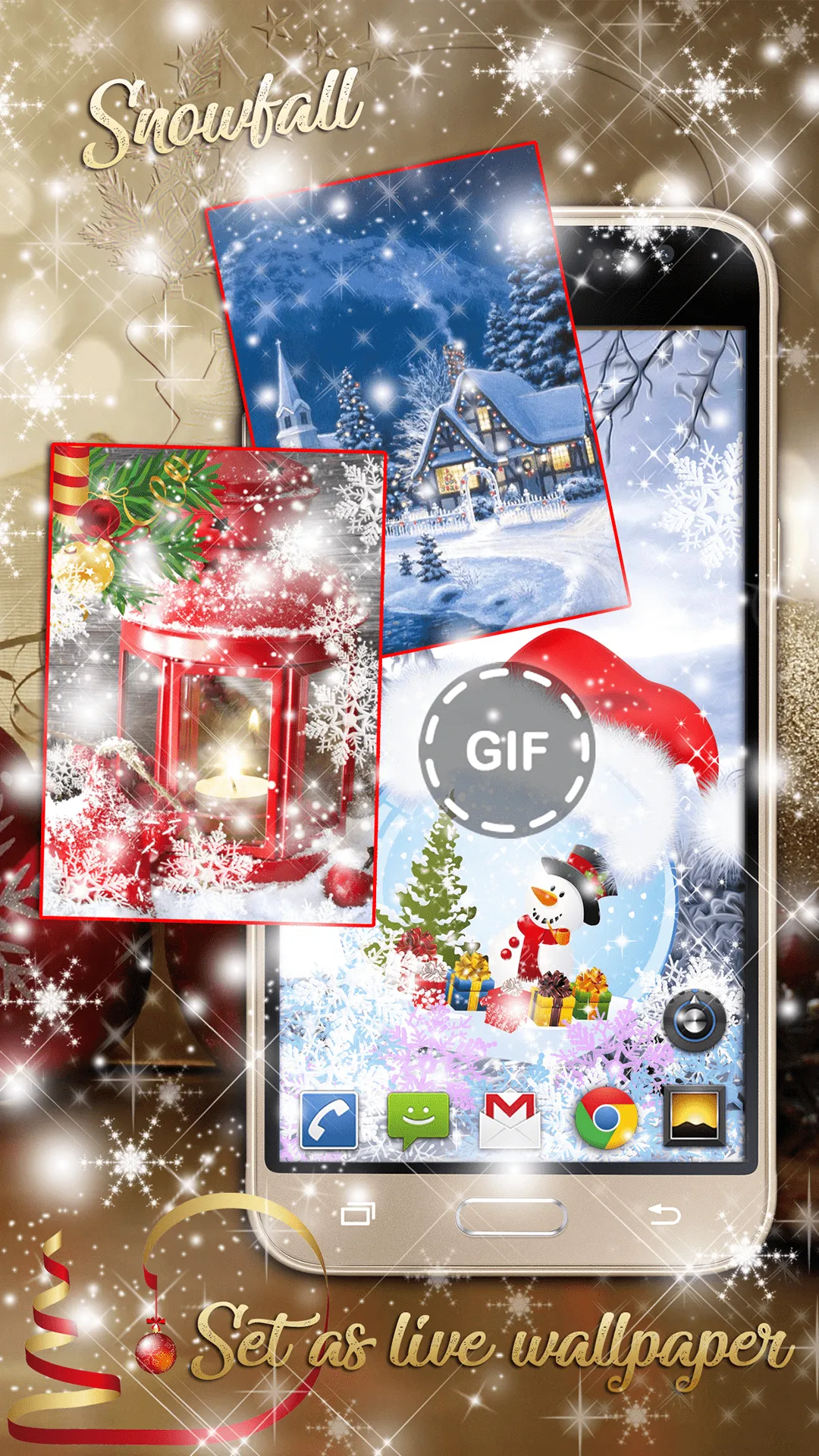 Christmas Songs Live Wallpaper | Indus Appstore | Screenshot