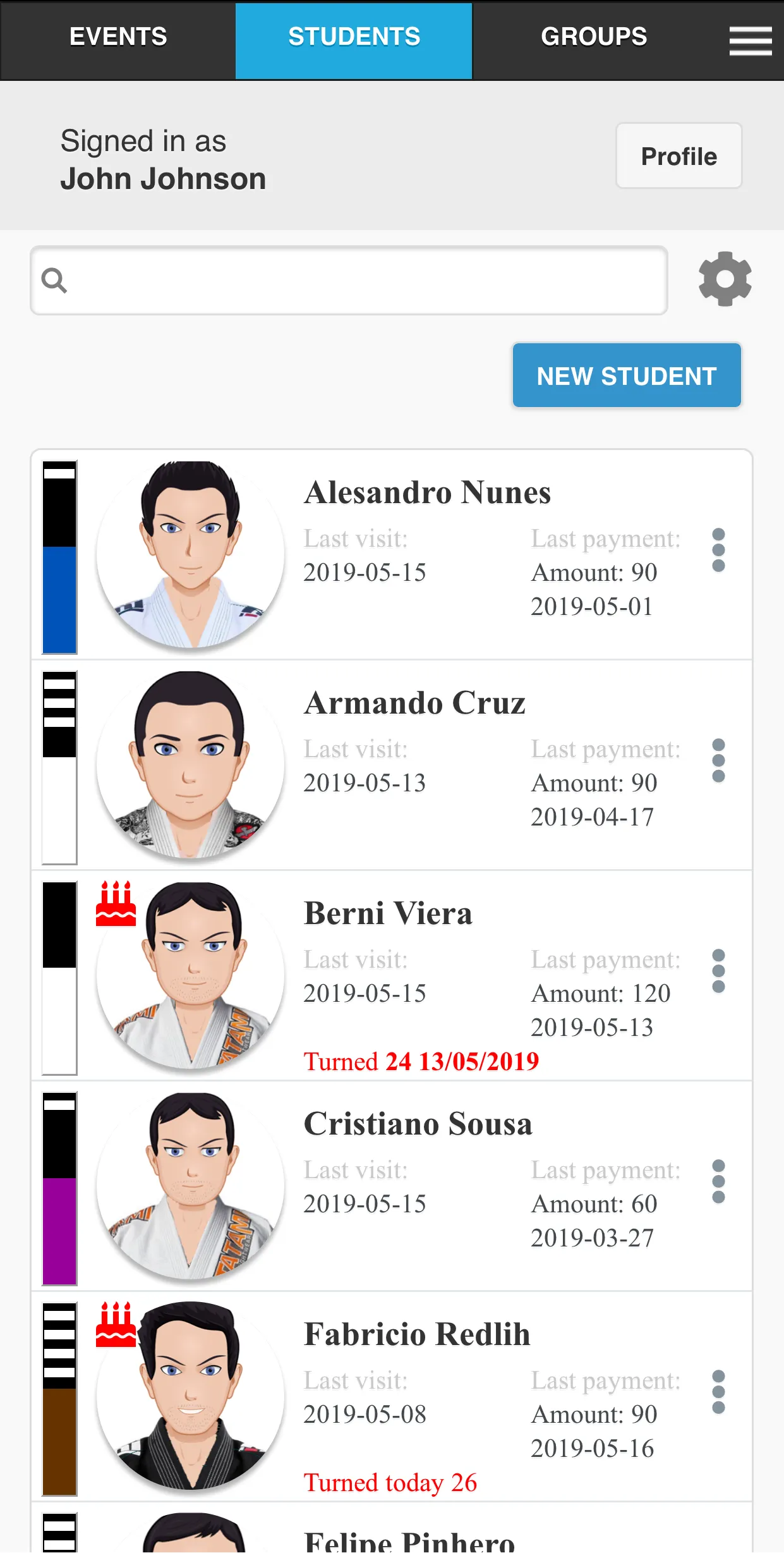 GroupMan BJJ | Indus Appstore | Screenshot