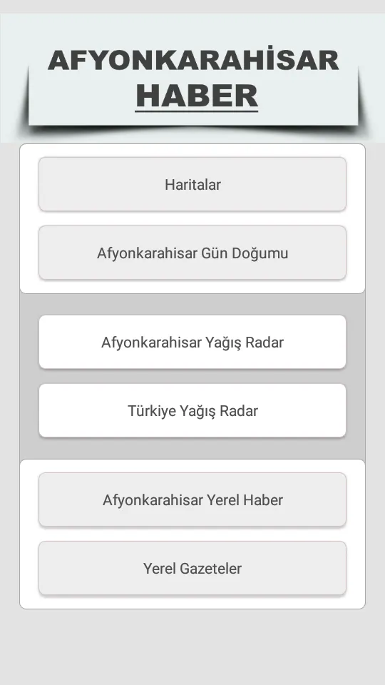 Afyonkarahisar Haber Bilgi | Indus Appstore | Screenshot