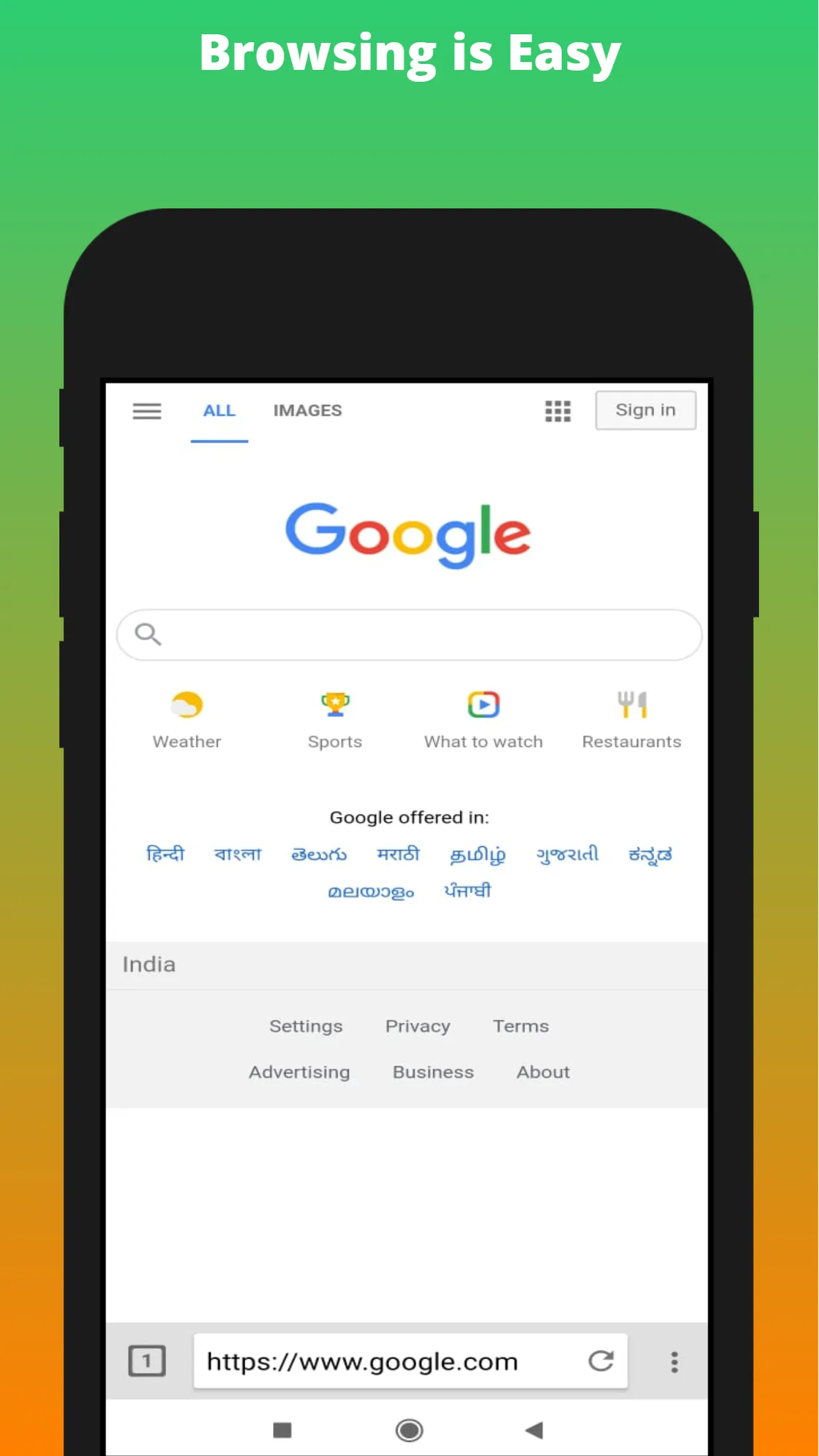 Desi Browser | Indus Appstore | Screenshot