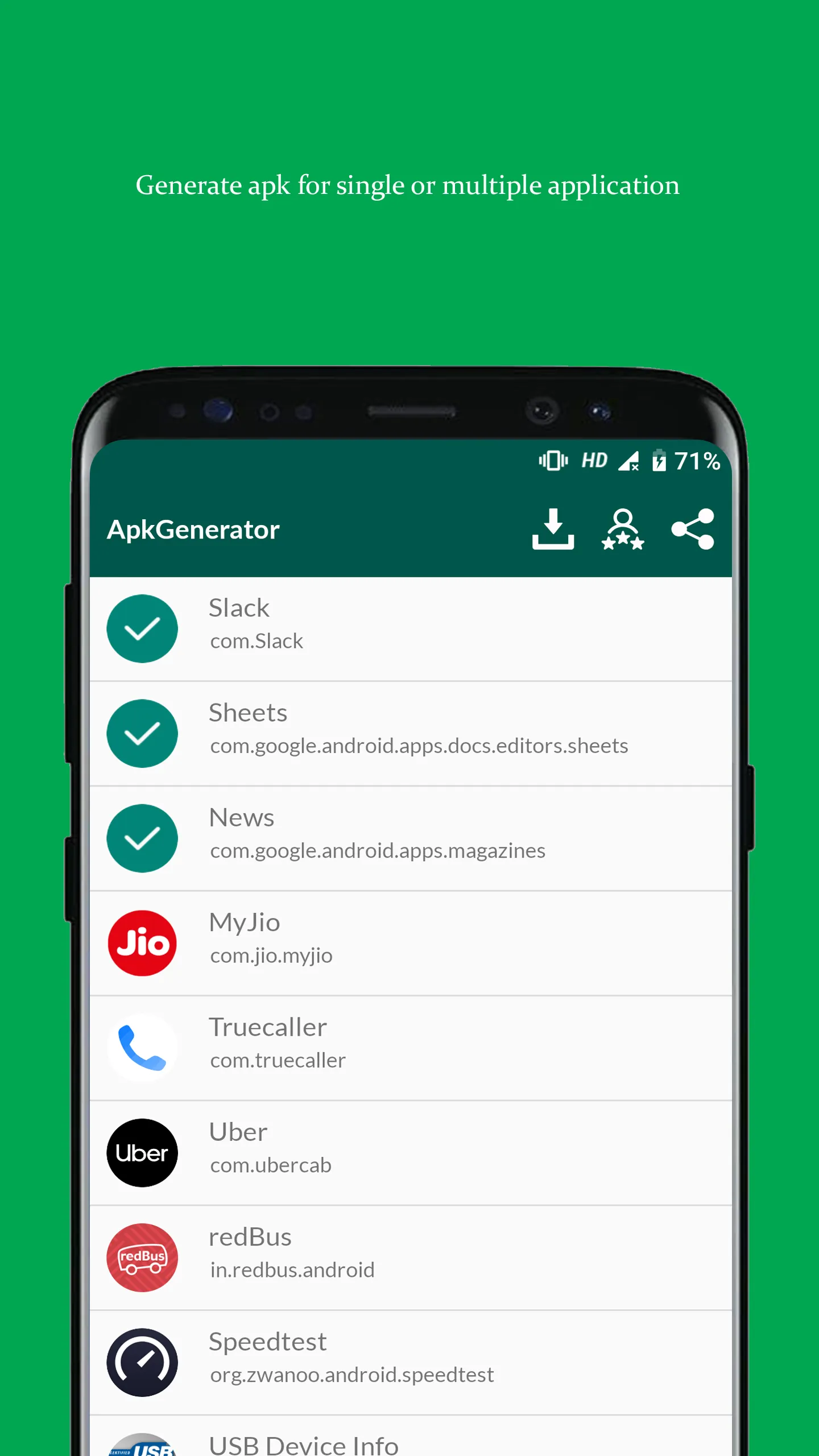 APK Creator | Indus Appstore | Screenshot