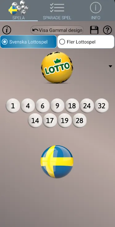 Lotto Sverige: Algoritm | Indus Appstore | Screenshot