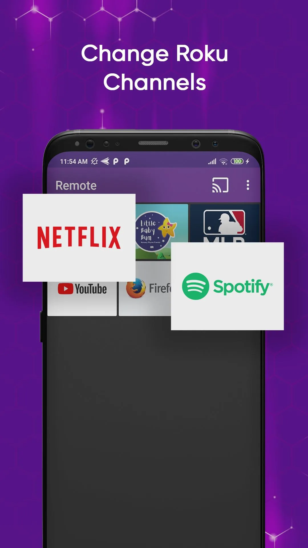 Remote control app for Roku TV | Indus Appstore | Screenshot