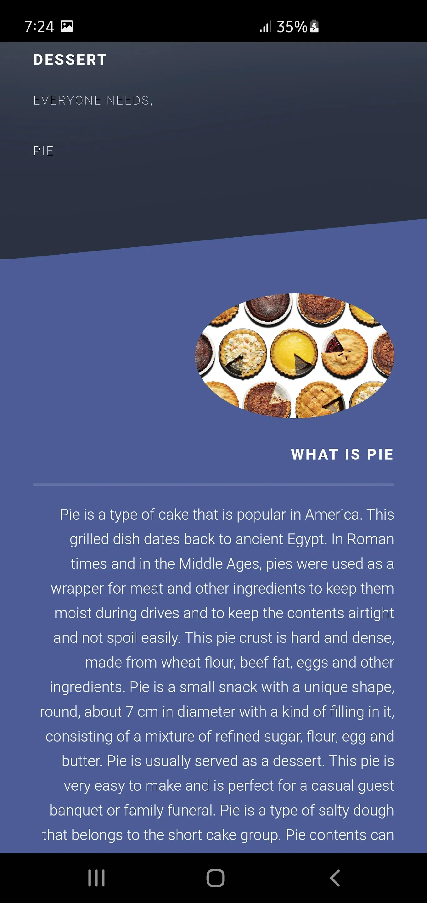 Pie Maker - Cooking Guide | Indus Appstore | Screenshot