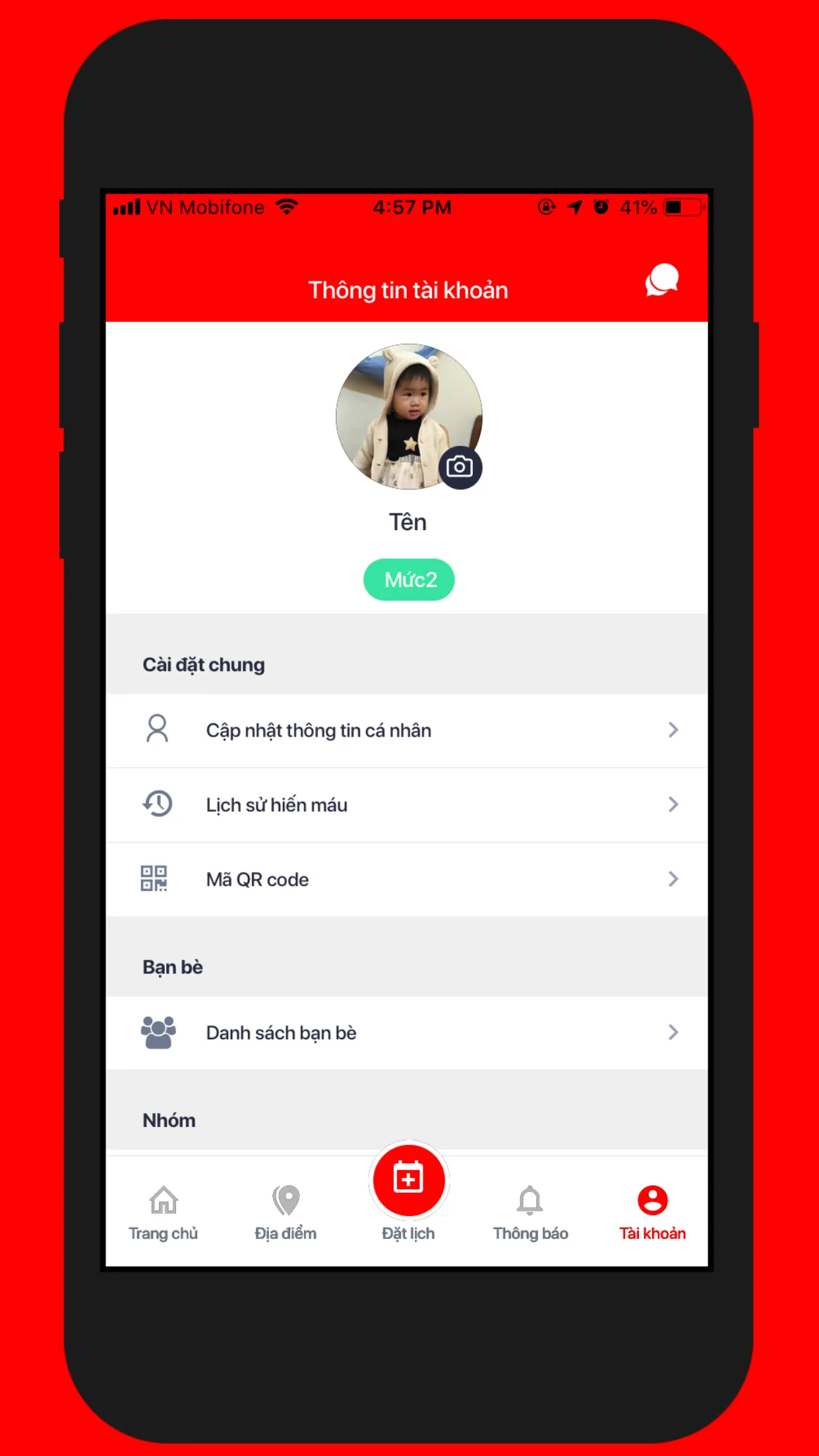 Hiến máu | Indus Appstore | Screenshot