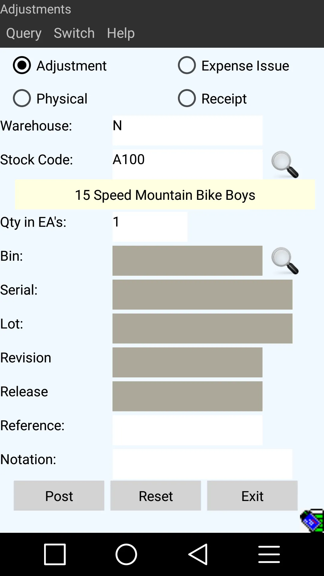 Handheld WMS Solution for SYSP | Indus Appstore | Screenshot