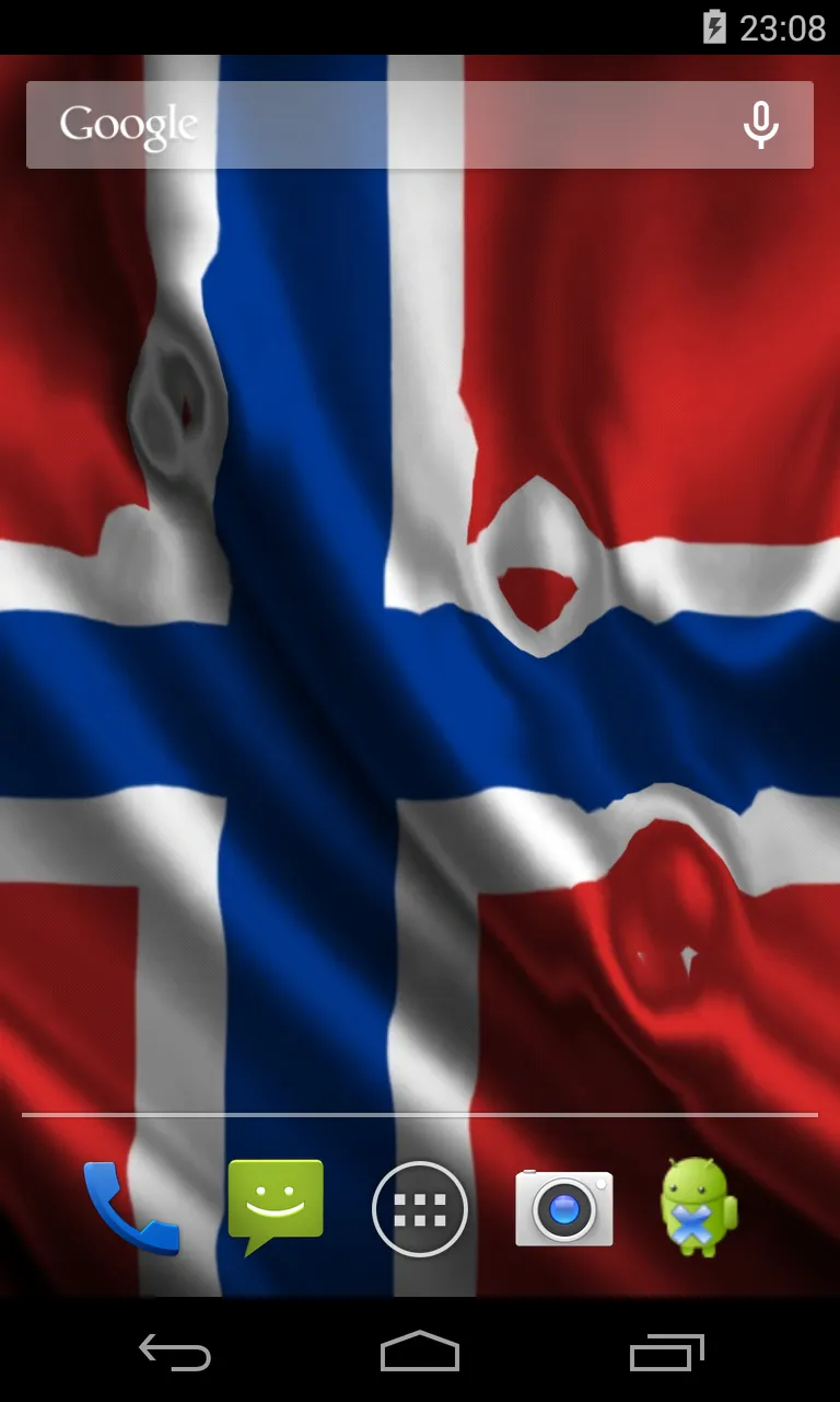 Flag of Norway Live Wallpaper | Indus Appstore | Screenshot