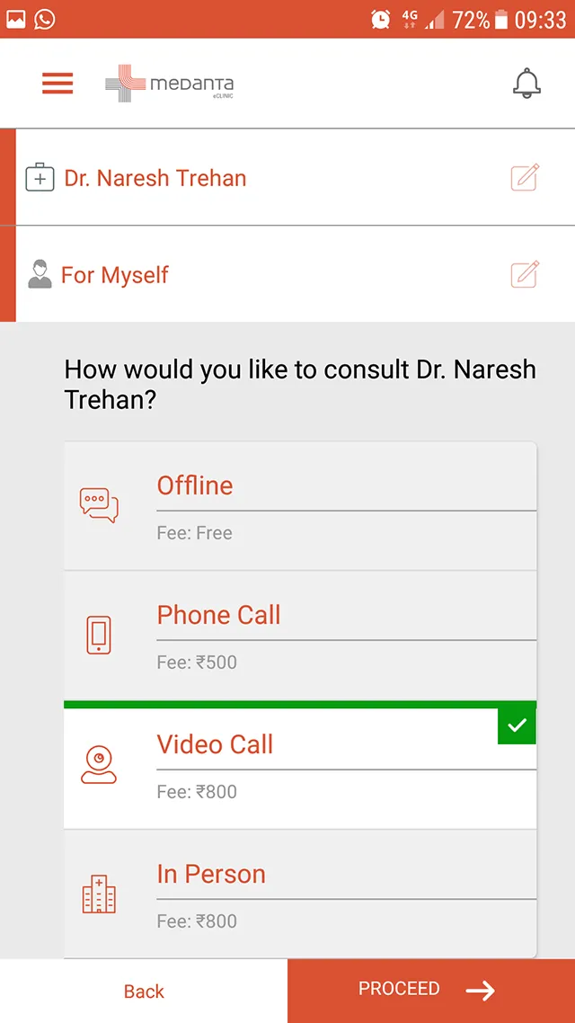 Medanta eCLINIC - Patient App | Indus Appstore | Screenshot