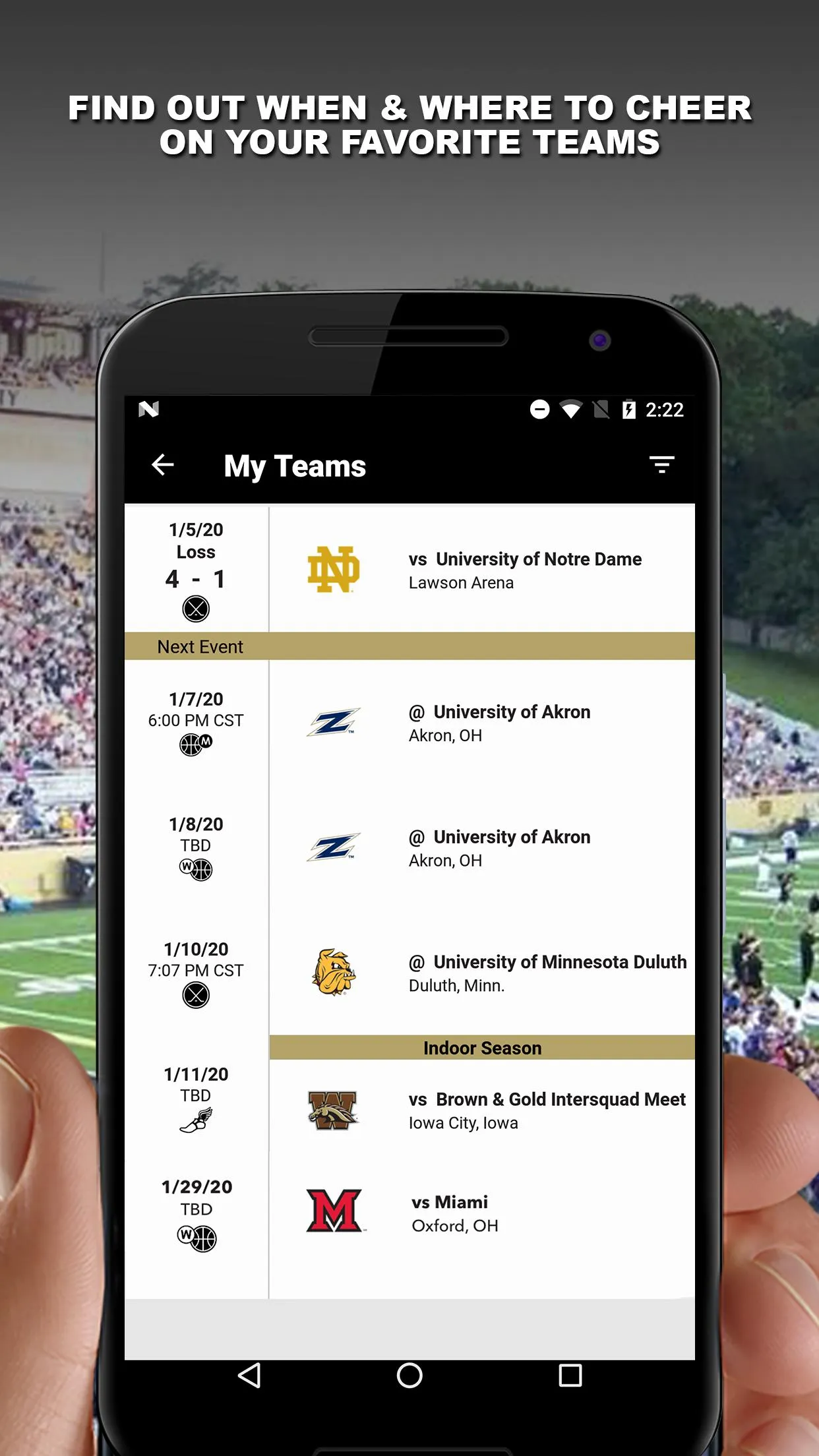 WMU Gameday | Indus Appstore | Screenshot