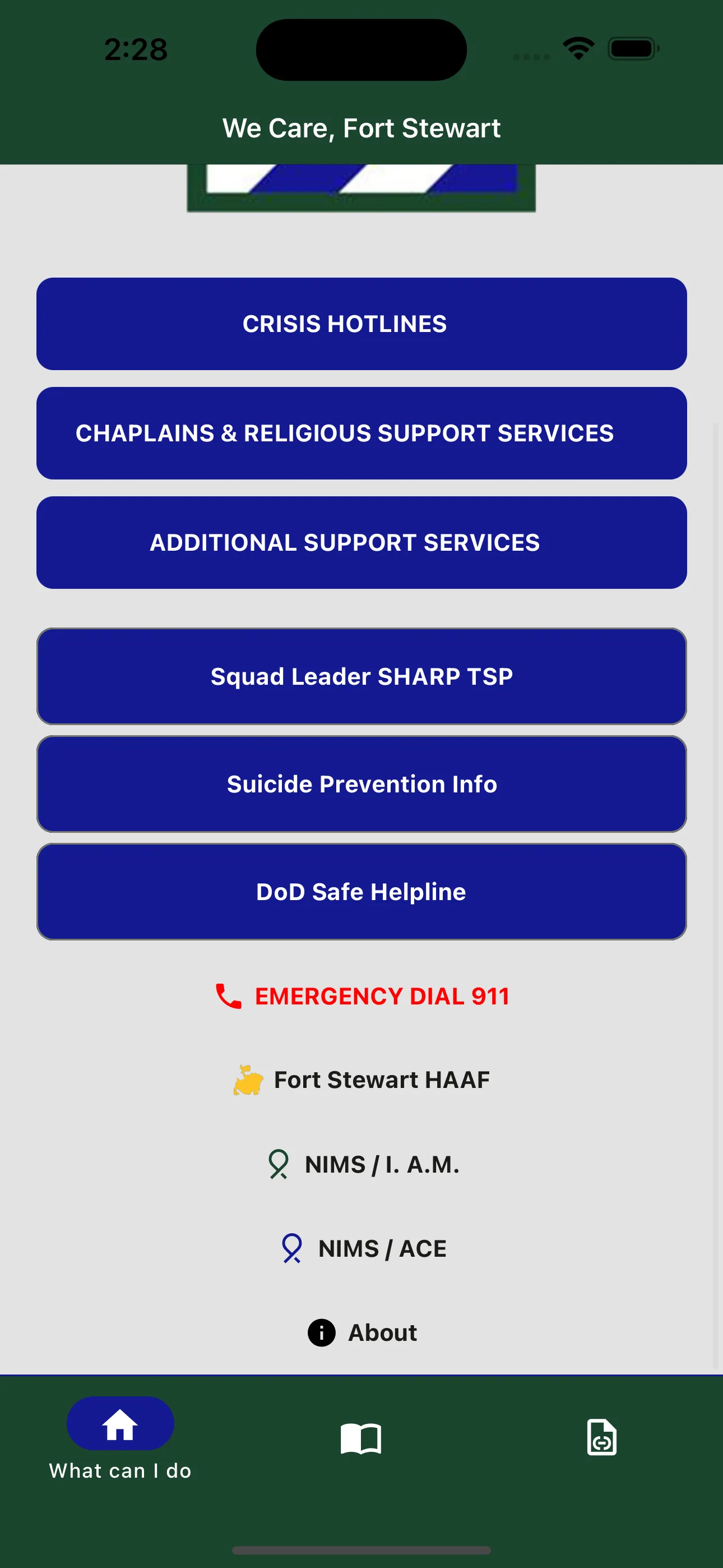 WeCare, Fort Stewart | Indus Appstore | Screenshot