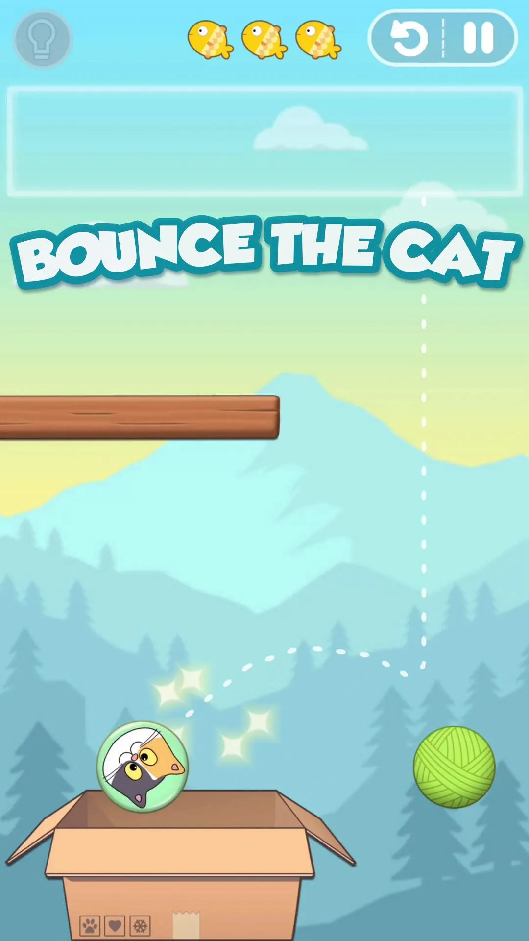 Cat Bounce - Physics Puzzles | Indus Appstore | Screenshot