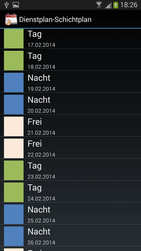 Dienstplan Schichtplan | Indus Appstore | Screenshot