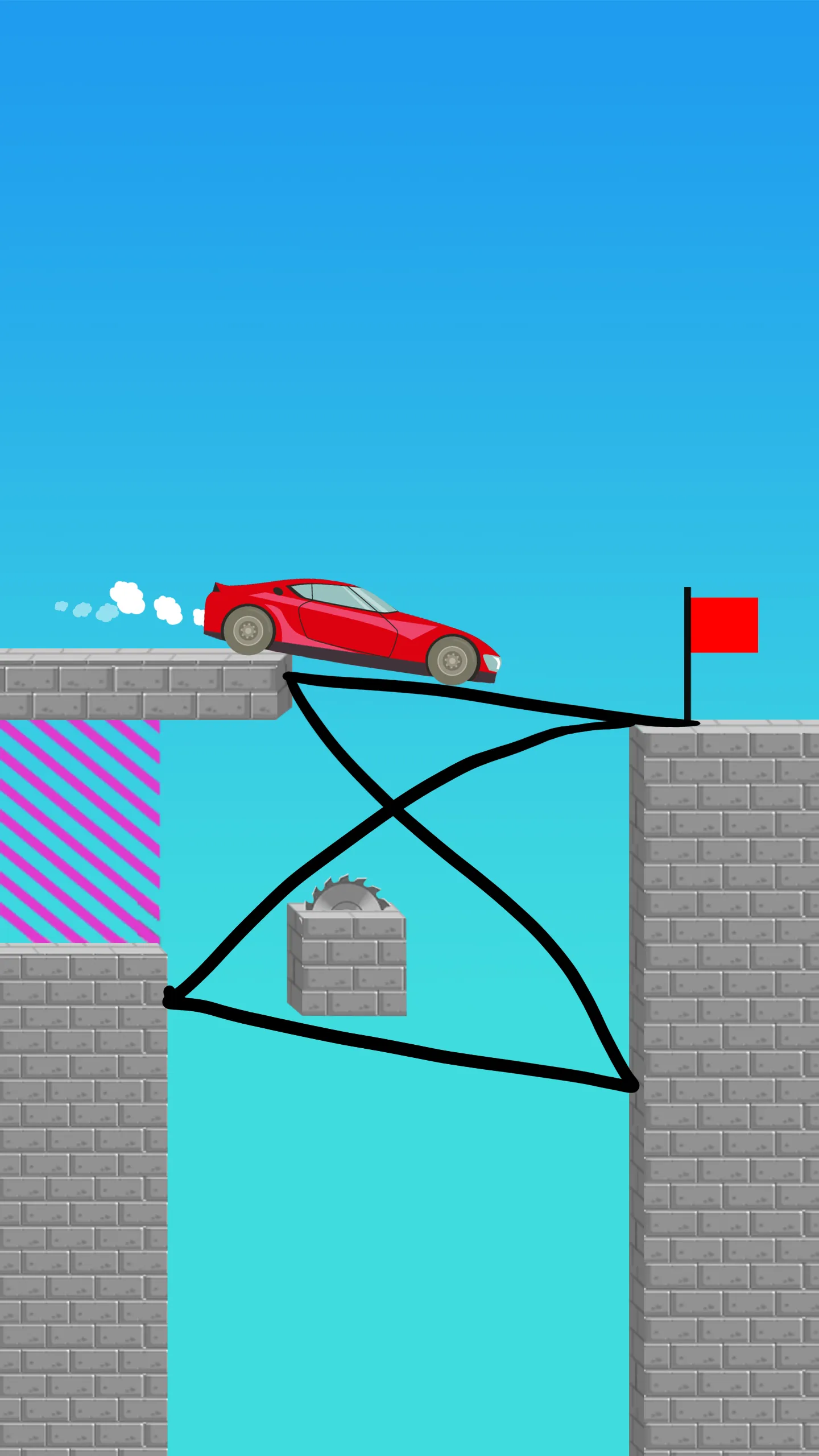 Draw Bridge Puzzle: Brain Game | Indus Appstore | Screenshot