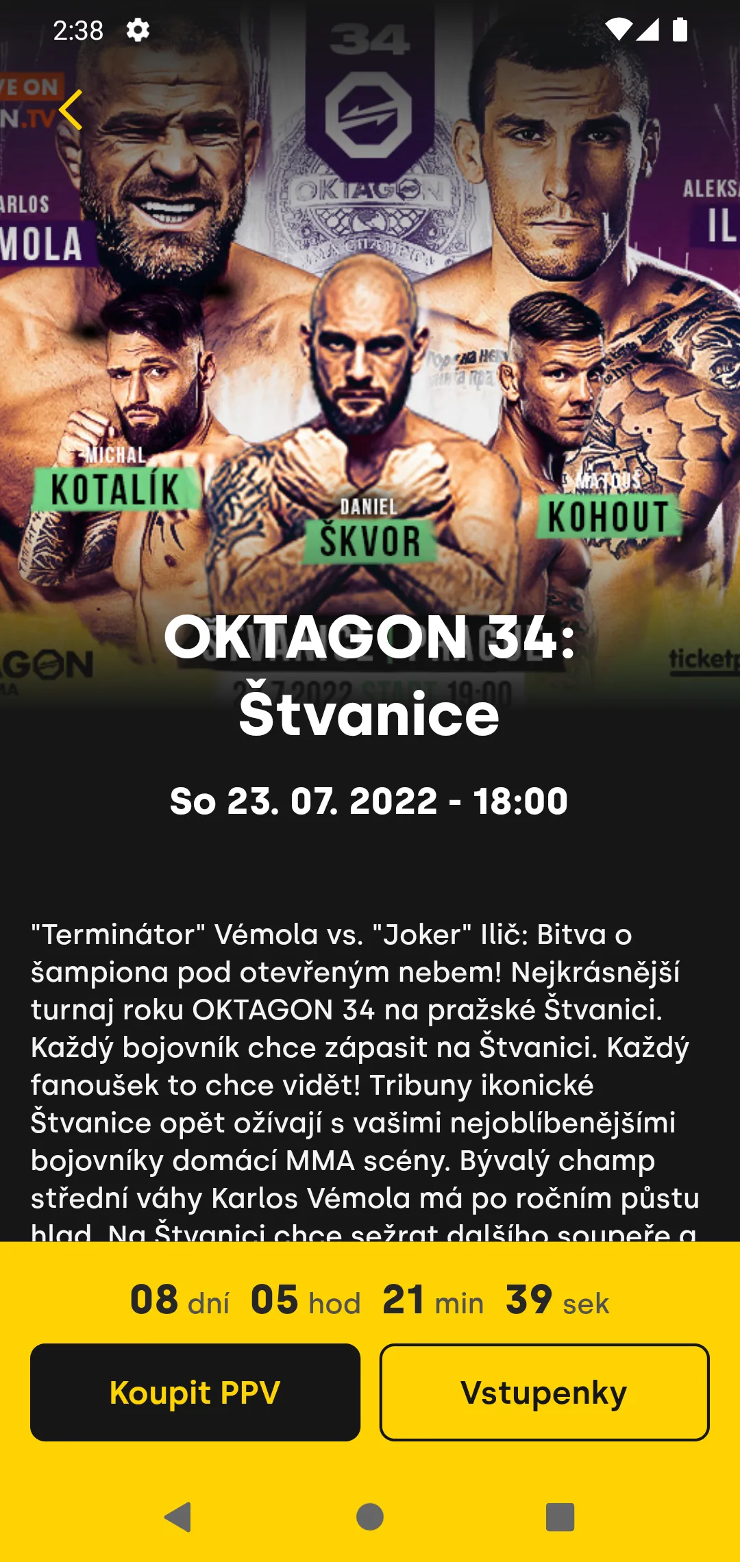 Oktagon MMA | Indus Appstore | Screenshot