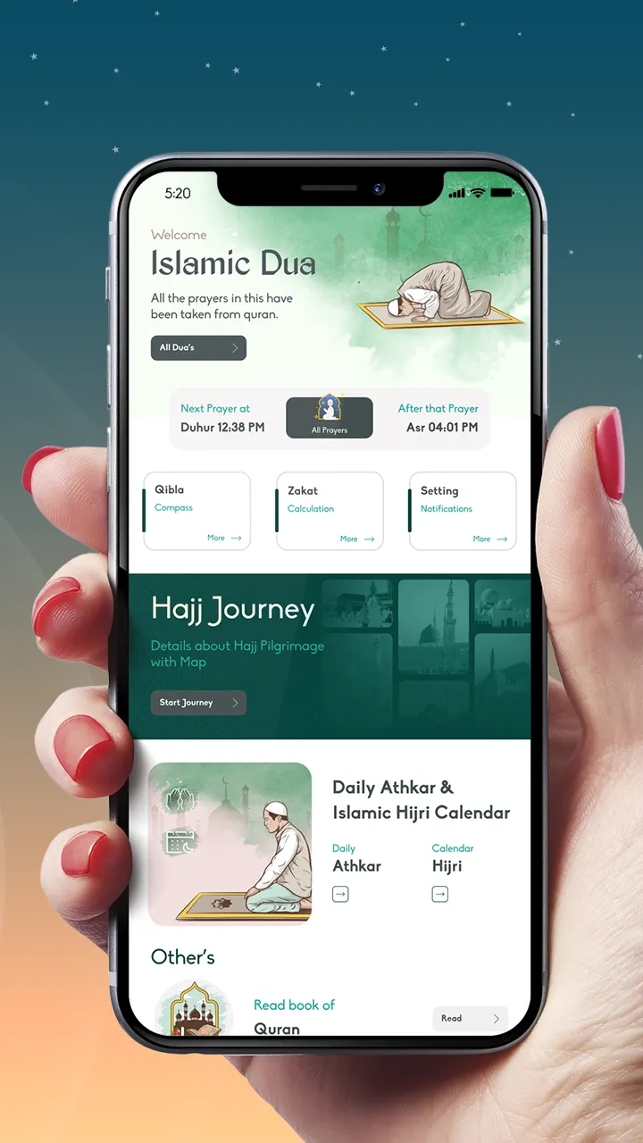 Islamic Dua - Hijri Calendar | Indus Appstore | Screenshot