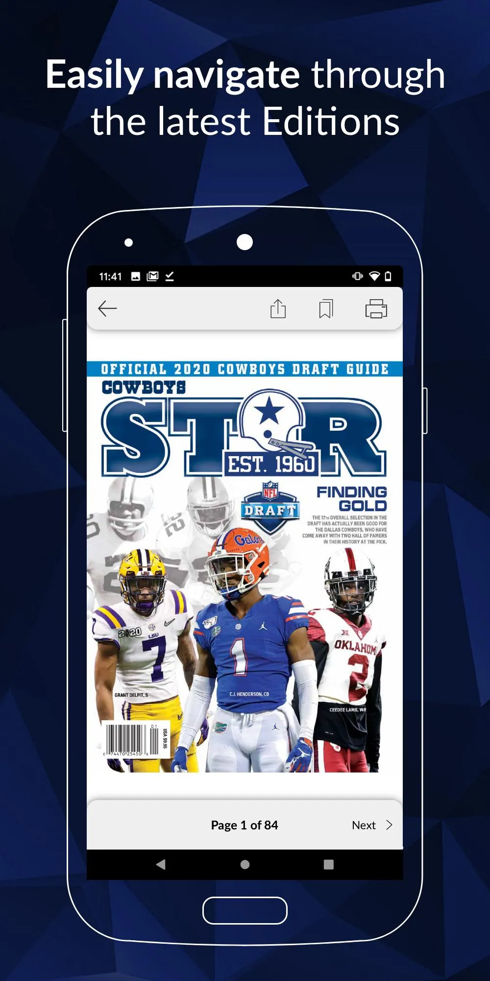 Dallas Cowboys Star Magazine | Indus Appstore | Screenshot