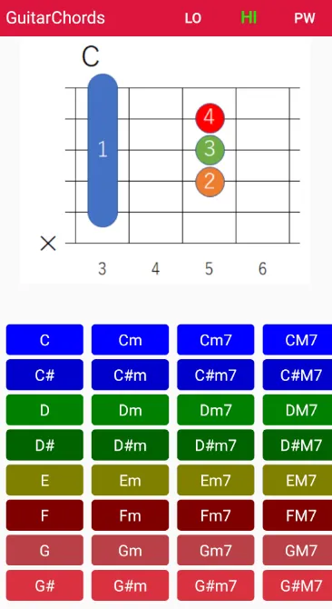 ギターコード Gutar Chords | Indus Appstore | Screenshot