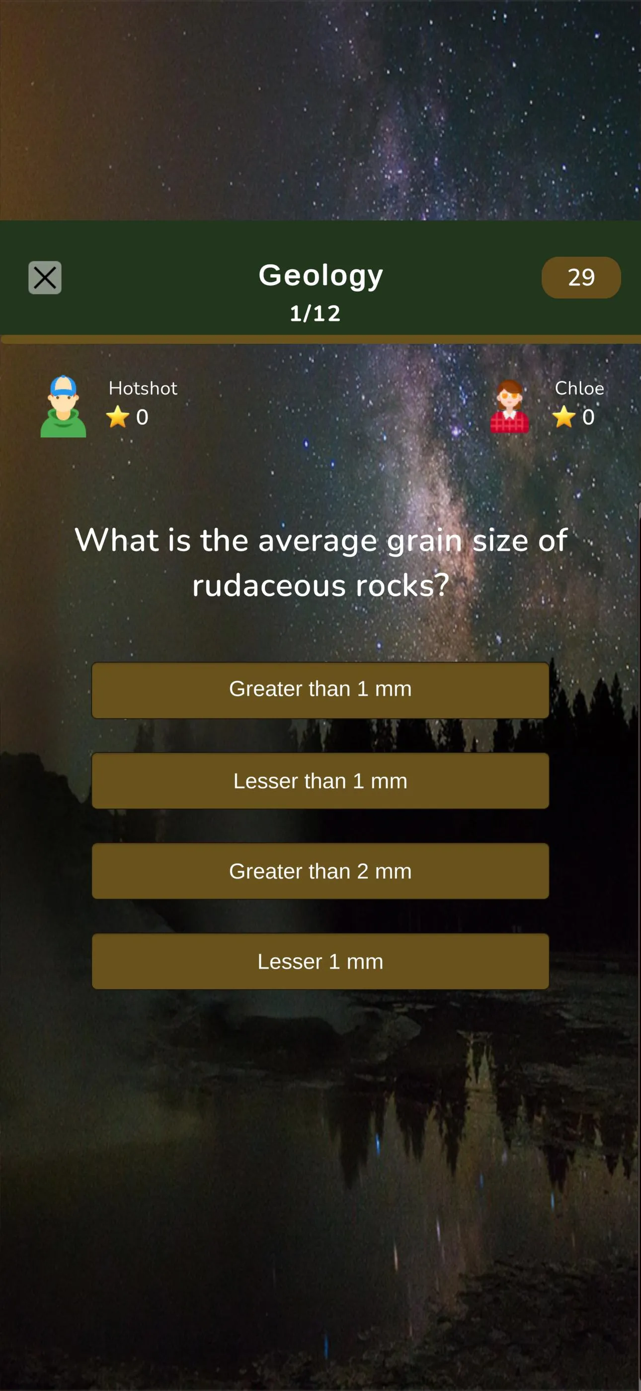 Geology knowledge test | Indus Appstore | Screenshot