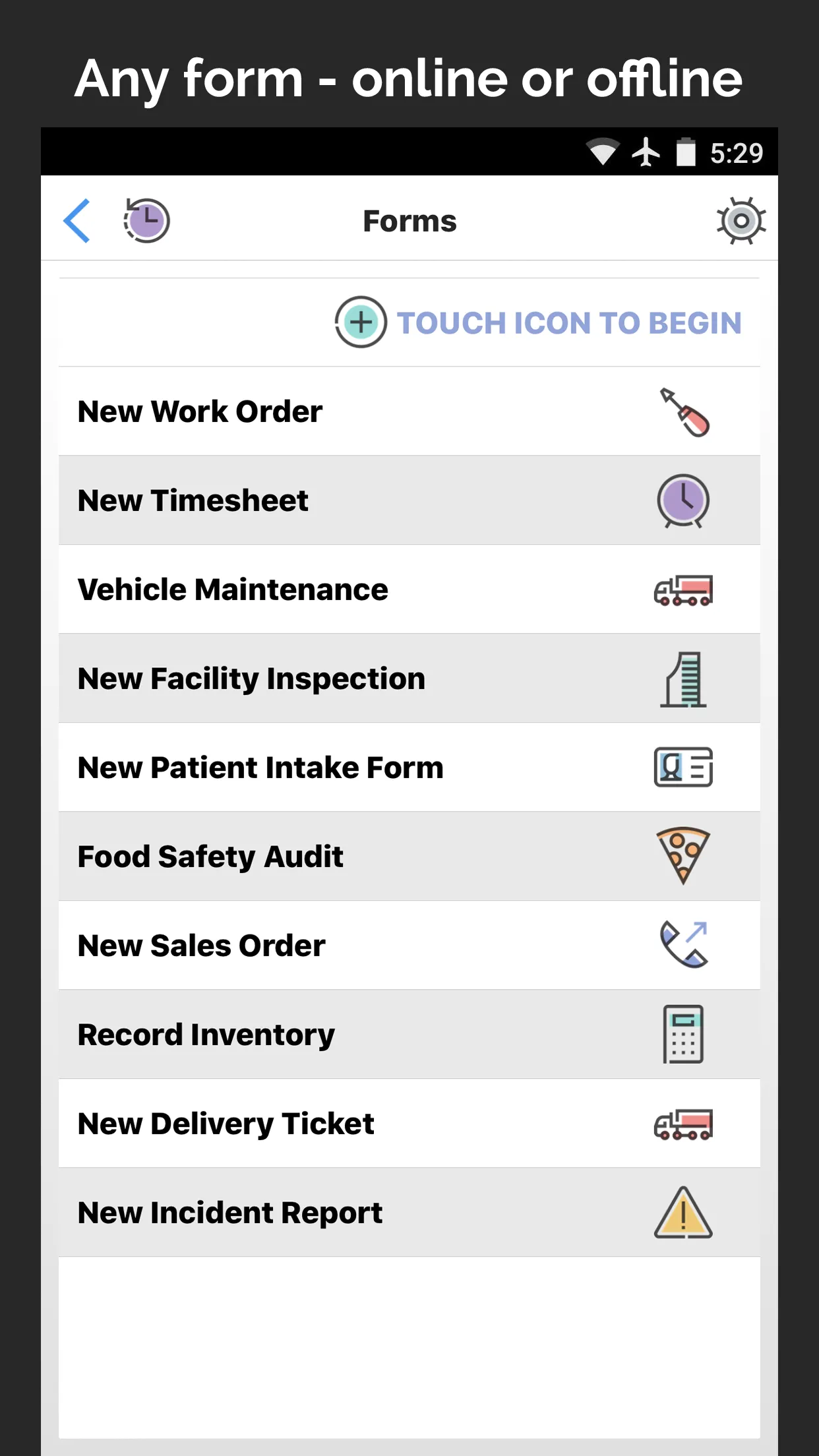 Forms On Fire - Mobile Forms | Indus Appstore | Screenshot