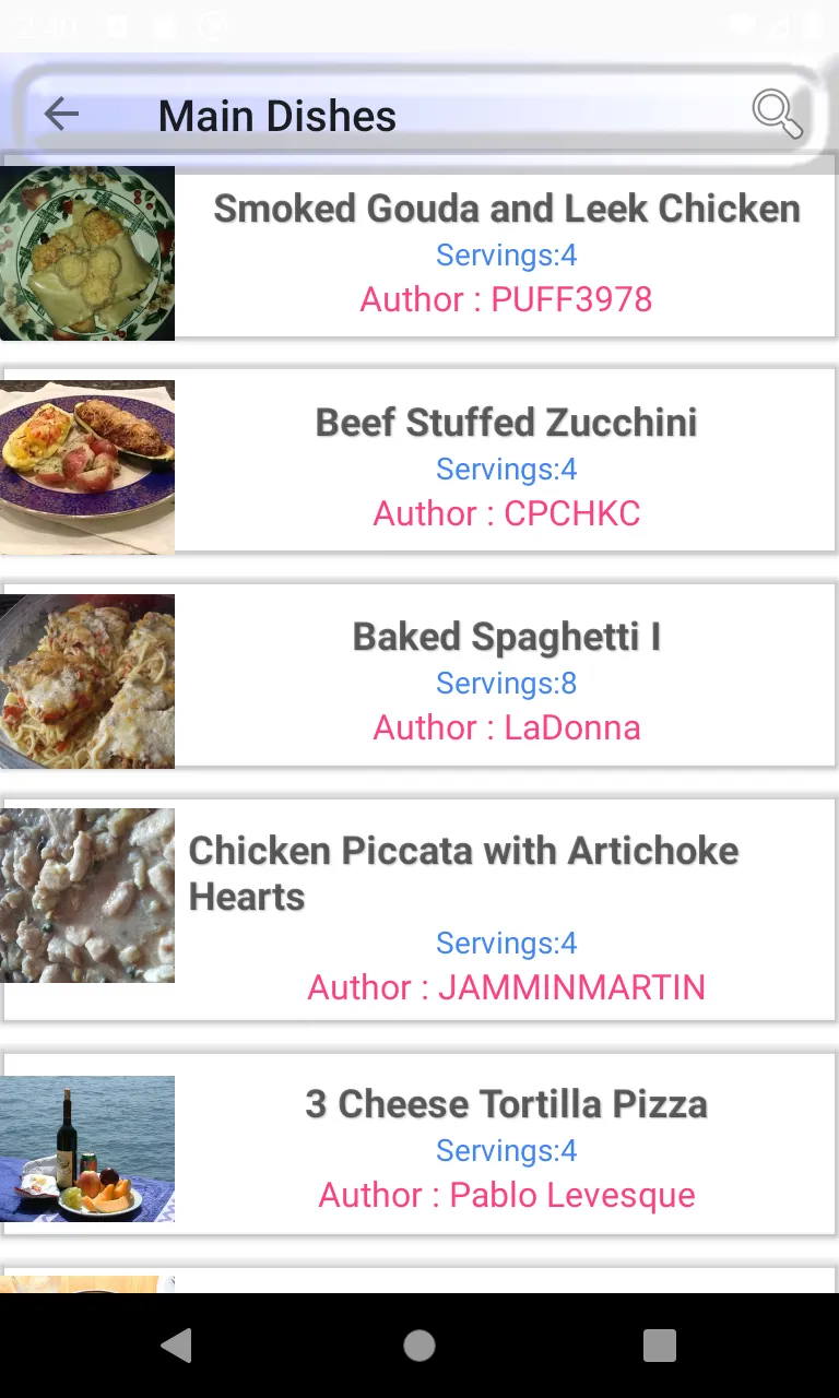 Italian recipes: Italian food | Indus Appstore | Screenshot