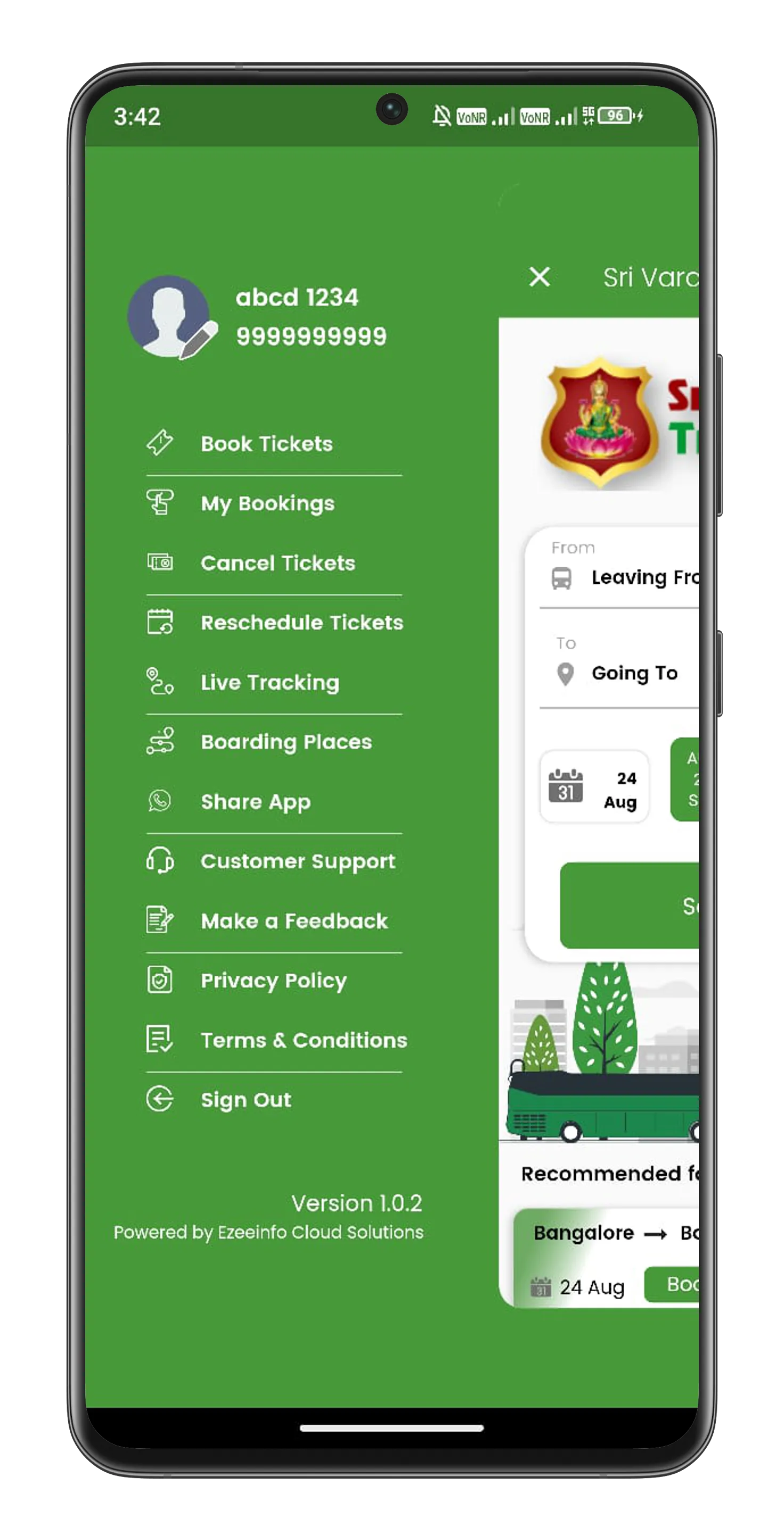 Sri Varalakshmi Travels | Indus Appstore | Screenshot