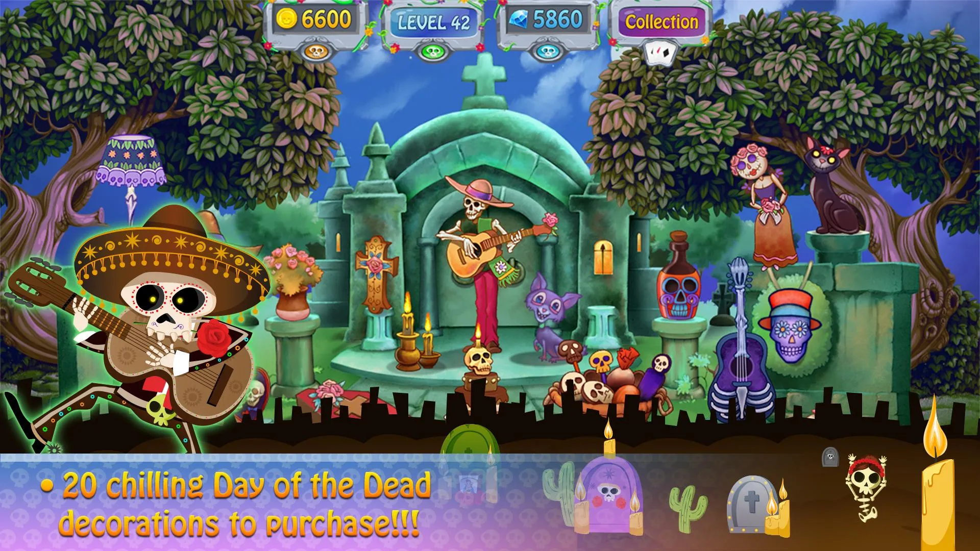 Day of the Dead Solitaire | Indus Appstore | Screenshot