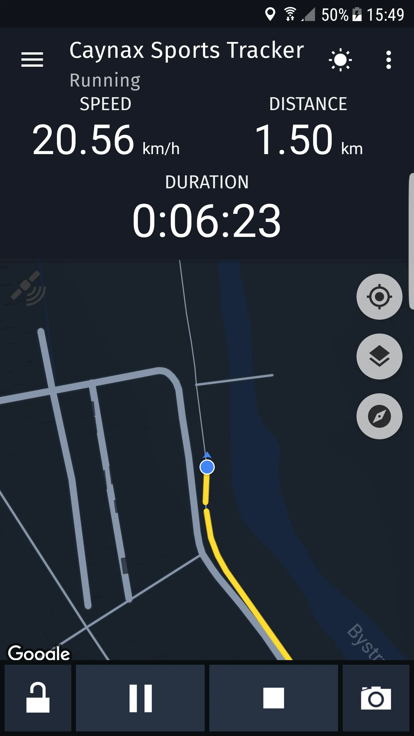 Caynax - Running & Cycling GPS | Indus Appstore | Screenshot