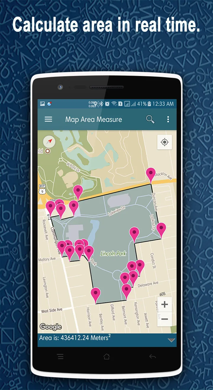 How to calculate the land area | Indus Appstore | Screenshot