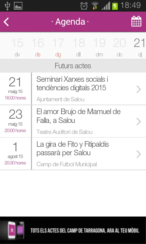 Salou al mòbil | Indus Appstore | Screenshot