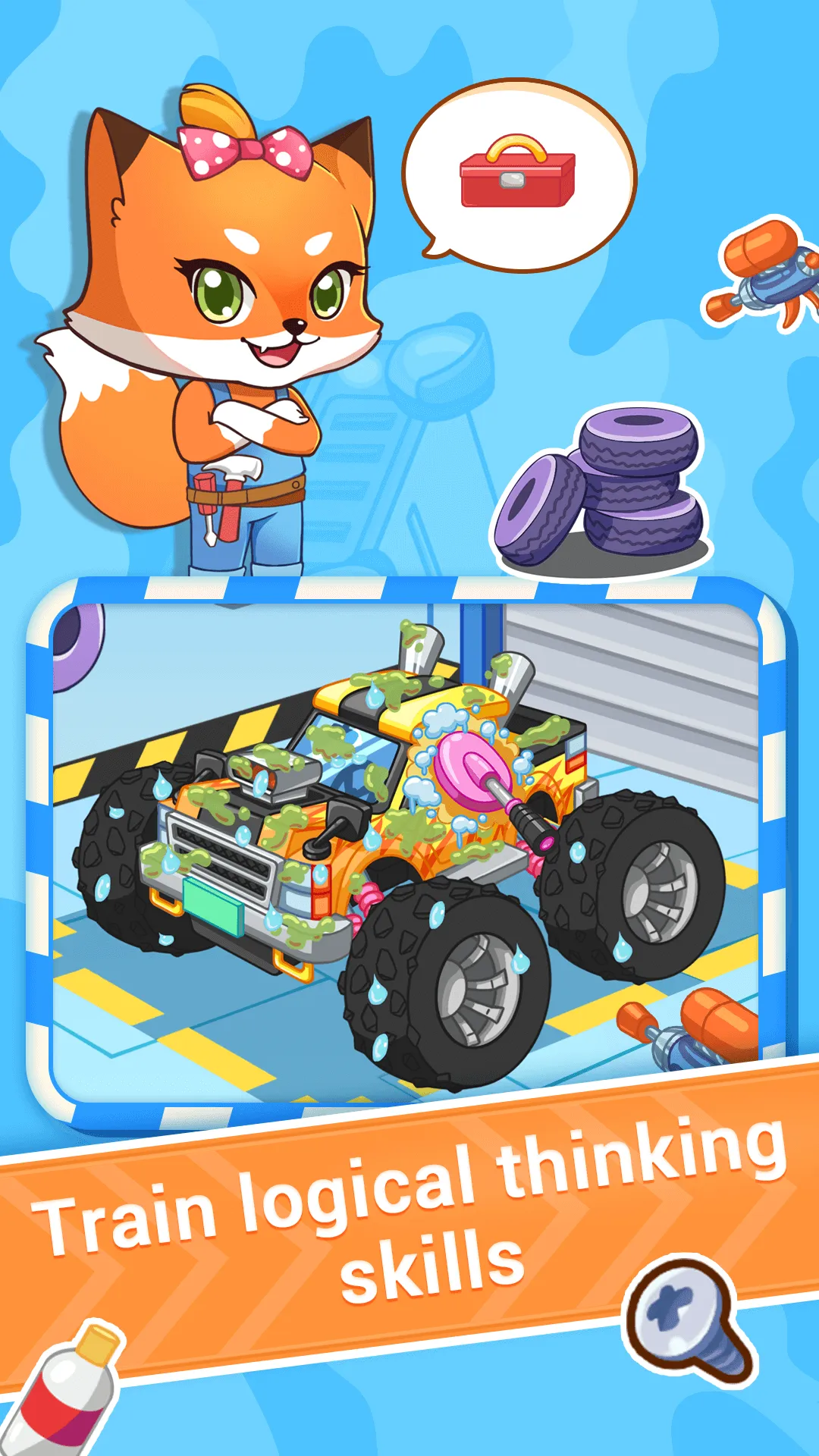 Baby Auto Monster Car Garage-L | Indus Appstore | Screenshot