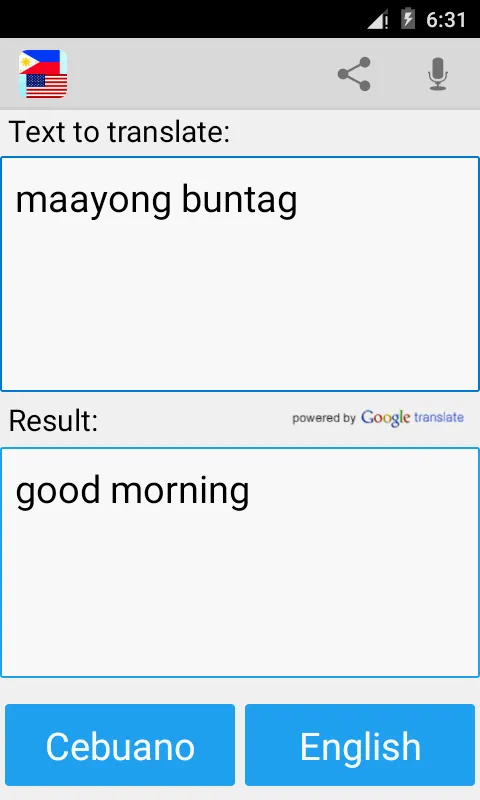 Cebuano English Translator | Indus Appstore | Screenshot