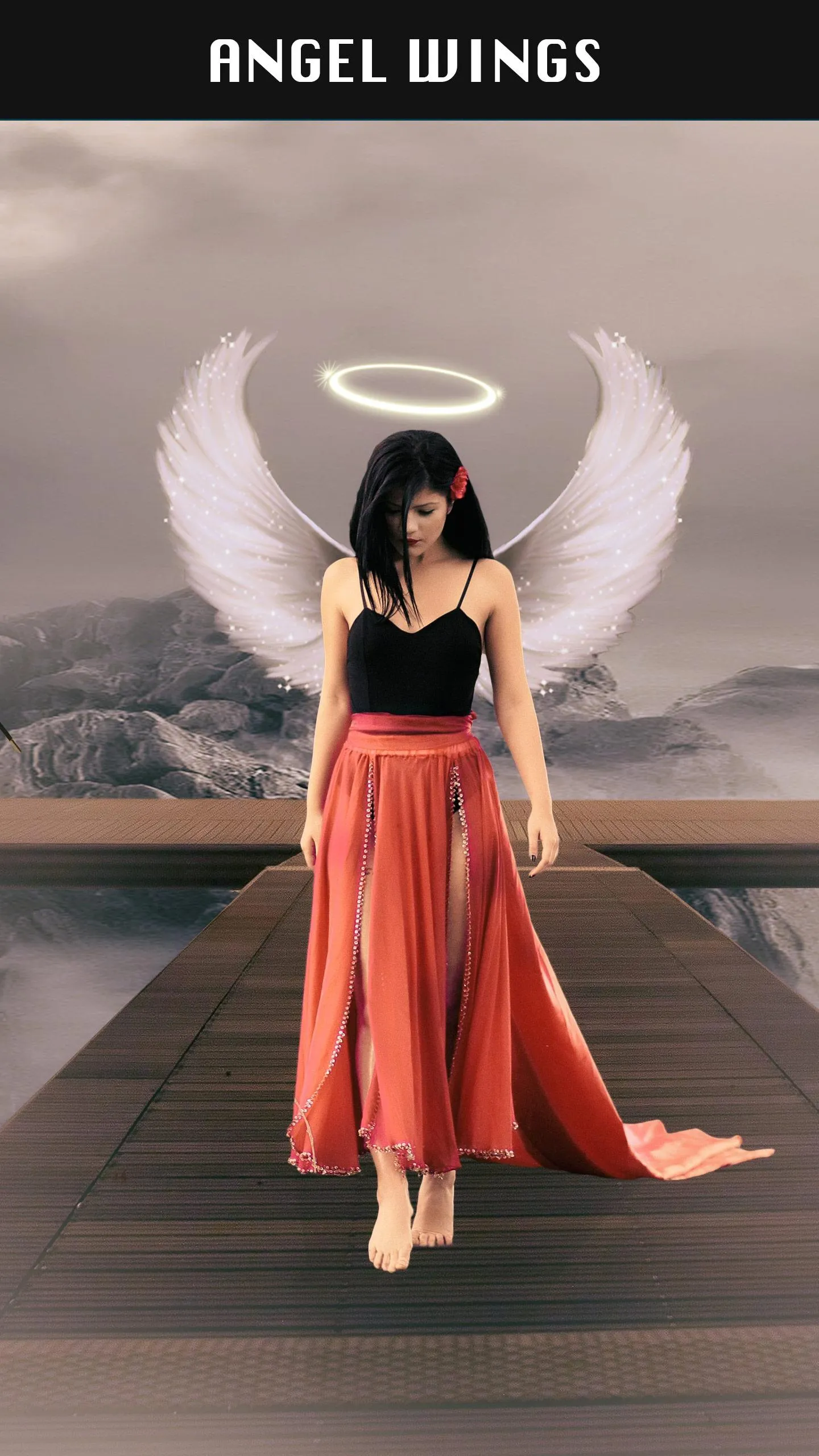 Wings for Photos: Angel Maker | Indus Appstore | Screenshot