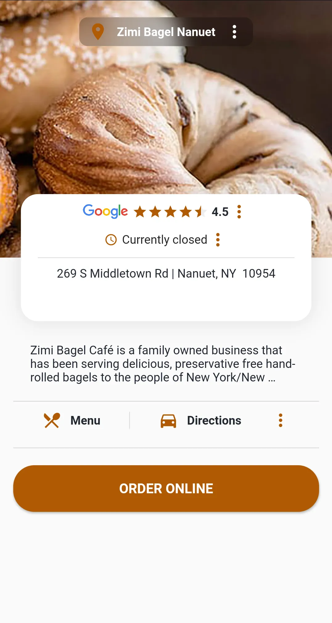 Zimi Bagel Café | Indus Appstore | Screenshot