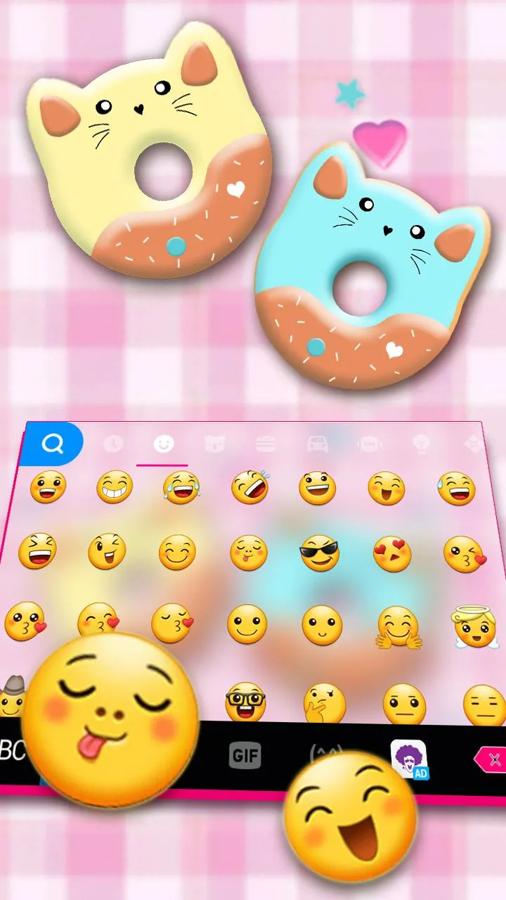 Kitty Cat Donuts Keyboard Them | Indus Appstore | Screenshot