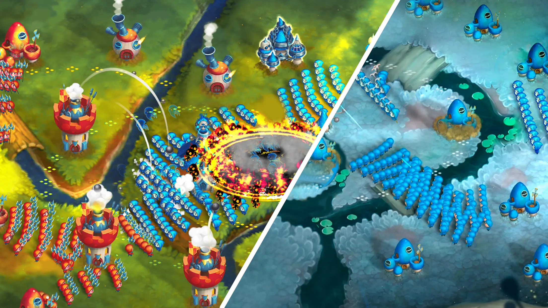 Mushroom Wars 2: RTS Strategy | Indus Appstore | Screenshot