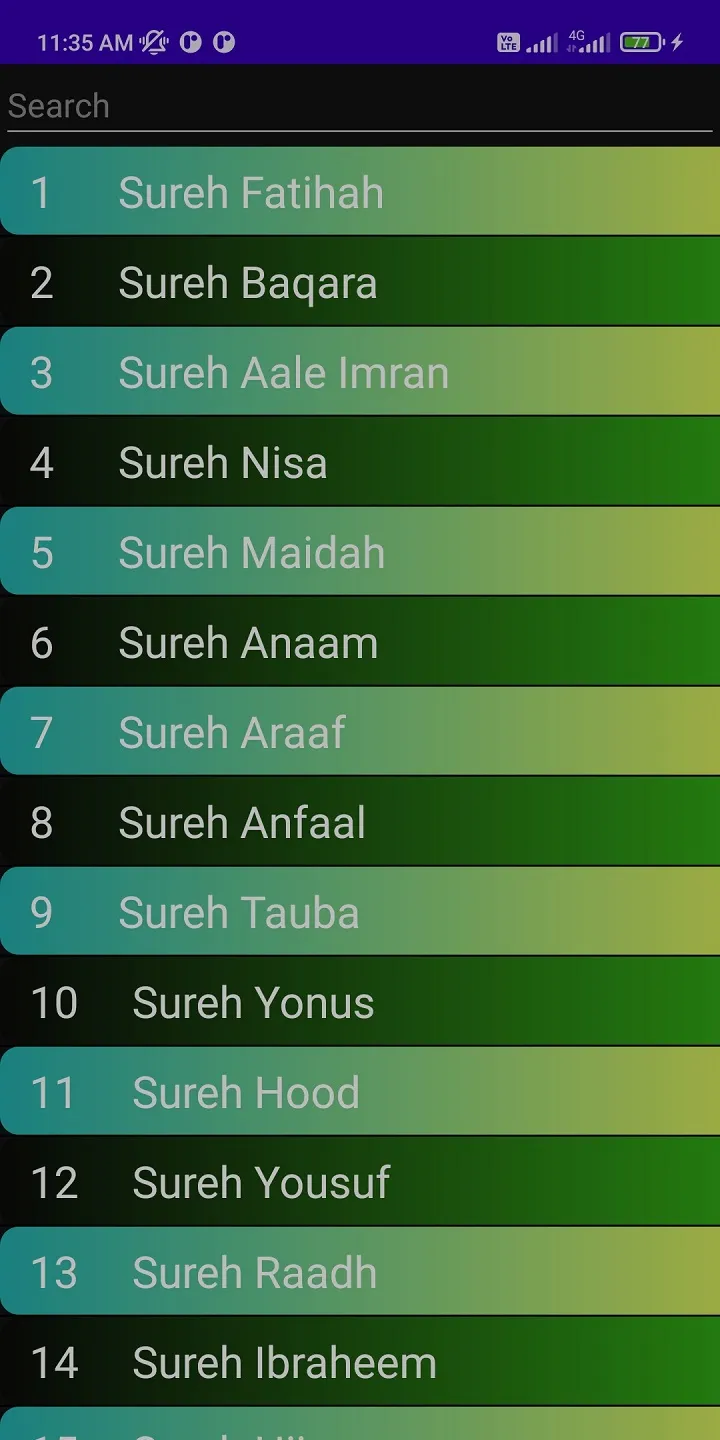 Roman Urdu Quran | Indus Appstore | Screenshot