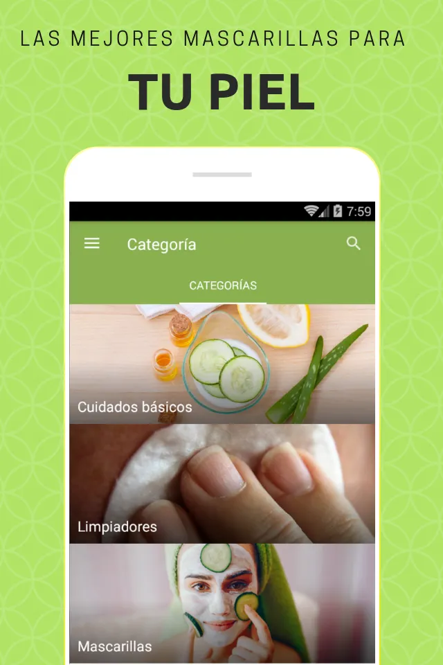 Mascarillas caseras de belleza | Indus Appstore | Screenshot