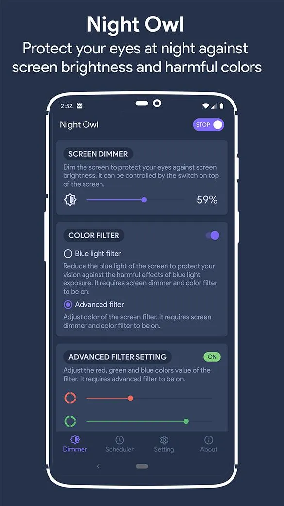 Night Owl -Dimmer & Night Mode | Indus Appstore | Screenshot