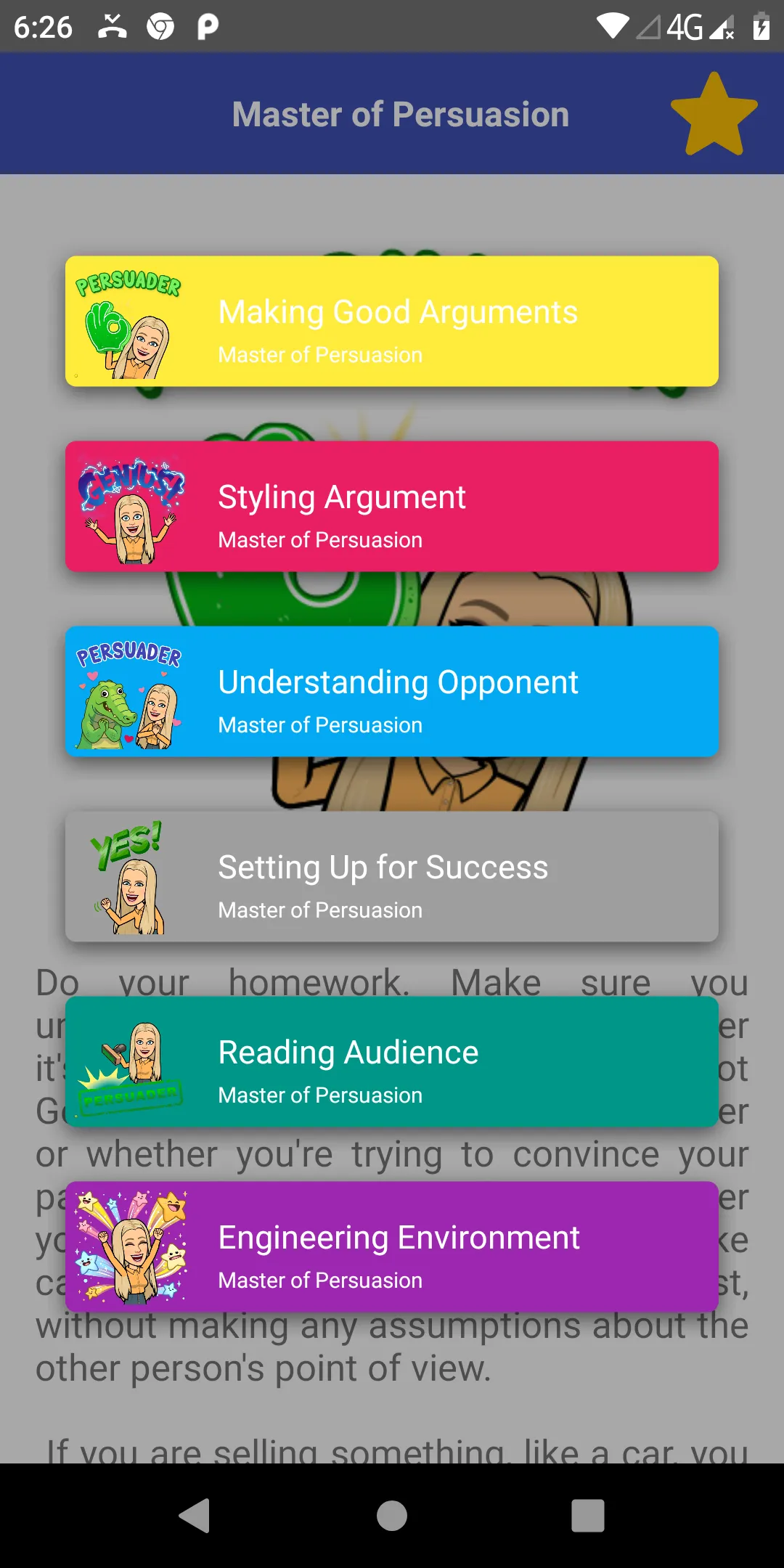 Master of Persuasion | Indus Appstore | Screenshot