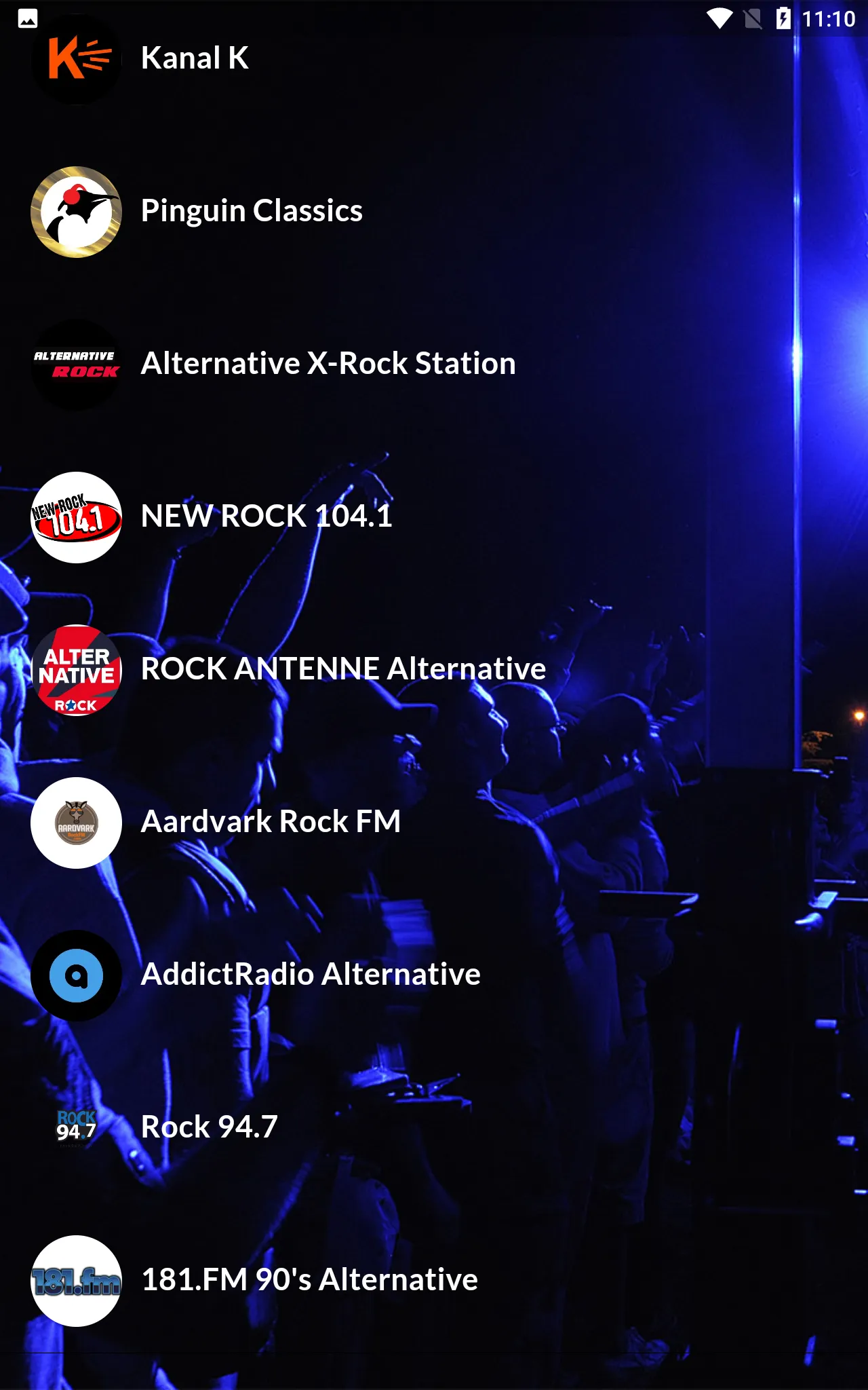 Live Alternative Rock Radio | Indus Appstore | Screenshot