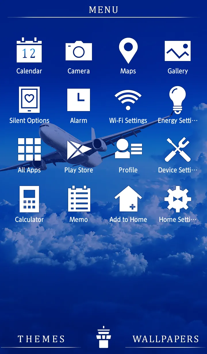 Jet Blue Sky Theme | Indus Appstore | Screenshot